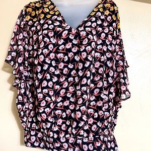 Ann Taylor Floral Blouse